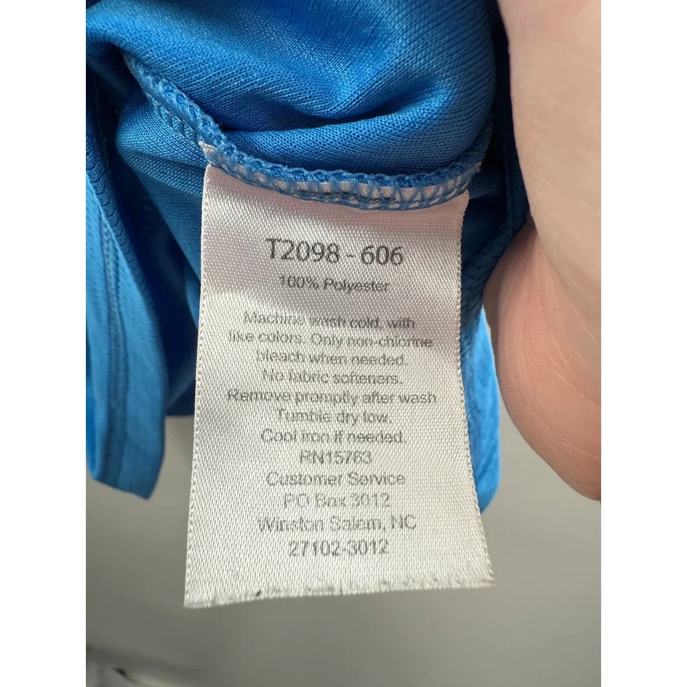 Champion Double Dry T-Shirt Athletic Activewear Gym Blue XL - Picture 5 of 8